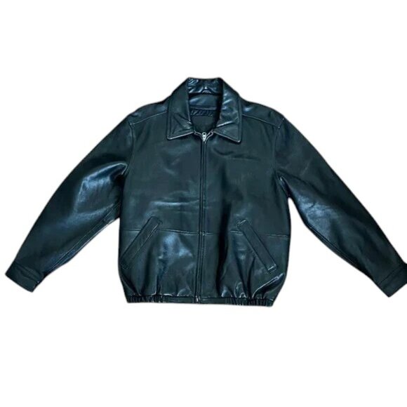 American Classics Other - VINTAGE American Classics Mens' M Black Bomber Jacket Zip Out Lining